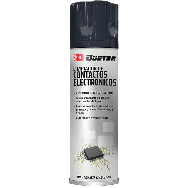 Caja 24 pz - Limpiador de Contactos Electrónicos Duster – 250 ml / 160 g